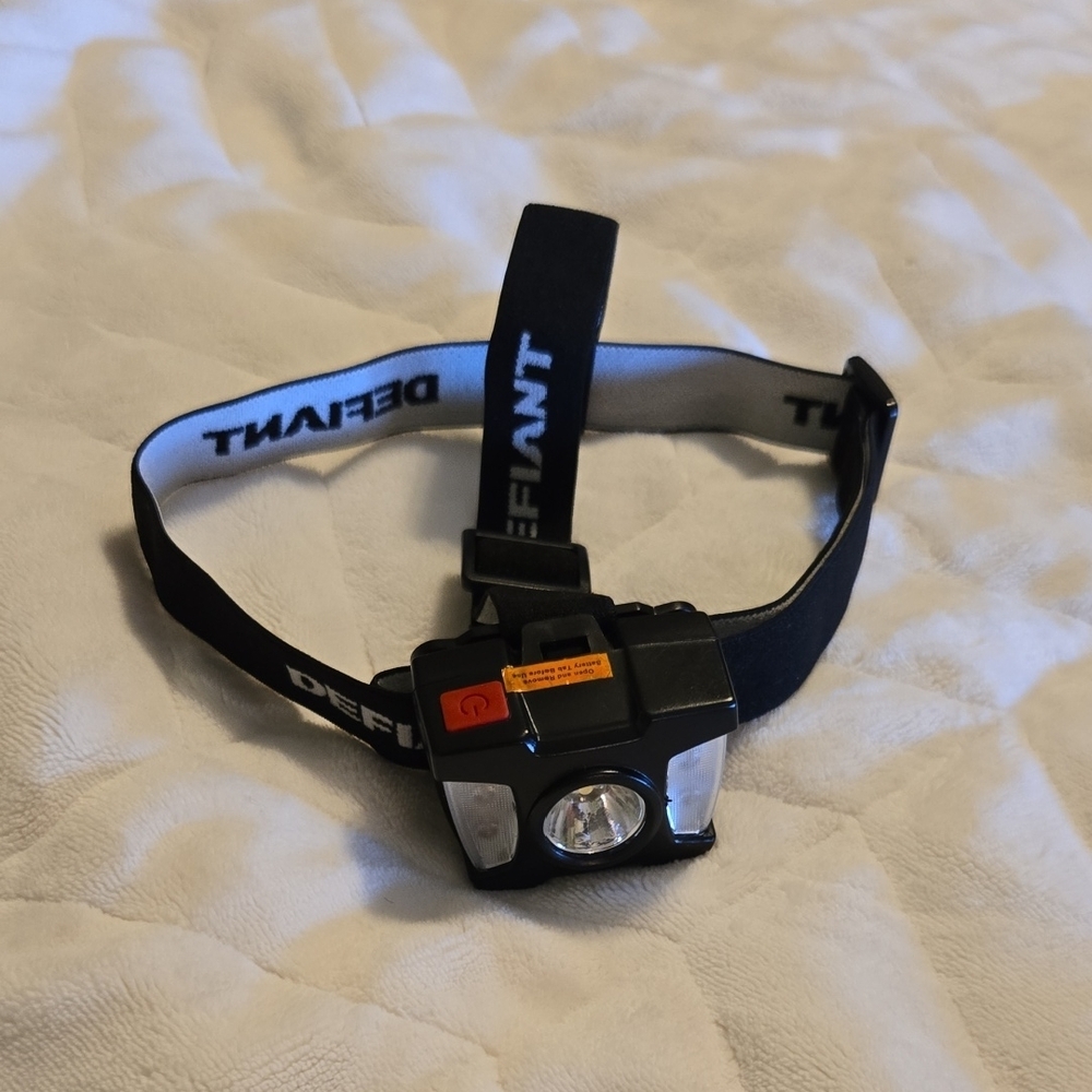 Black Compact LED Camera with Adjustable Strap